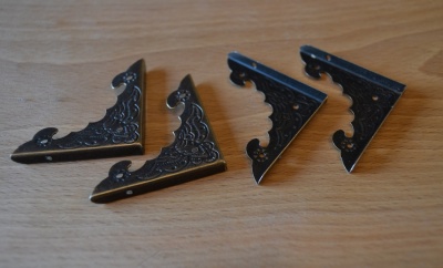 Antique Bronze Corners Protector Set (4)